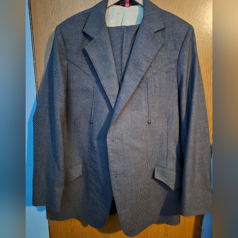 Vintage Trego Westwear 2pc Jacket 46L Pants 40